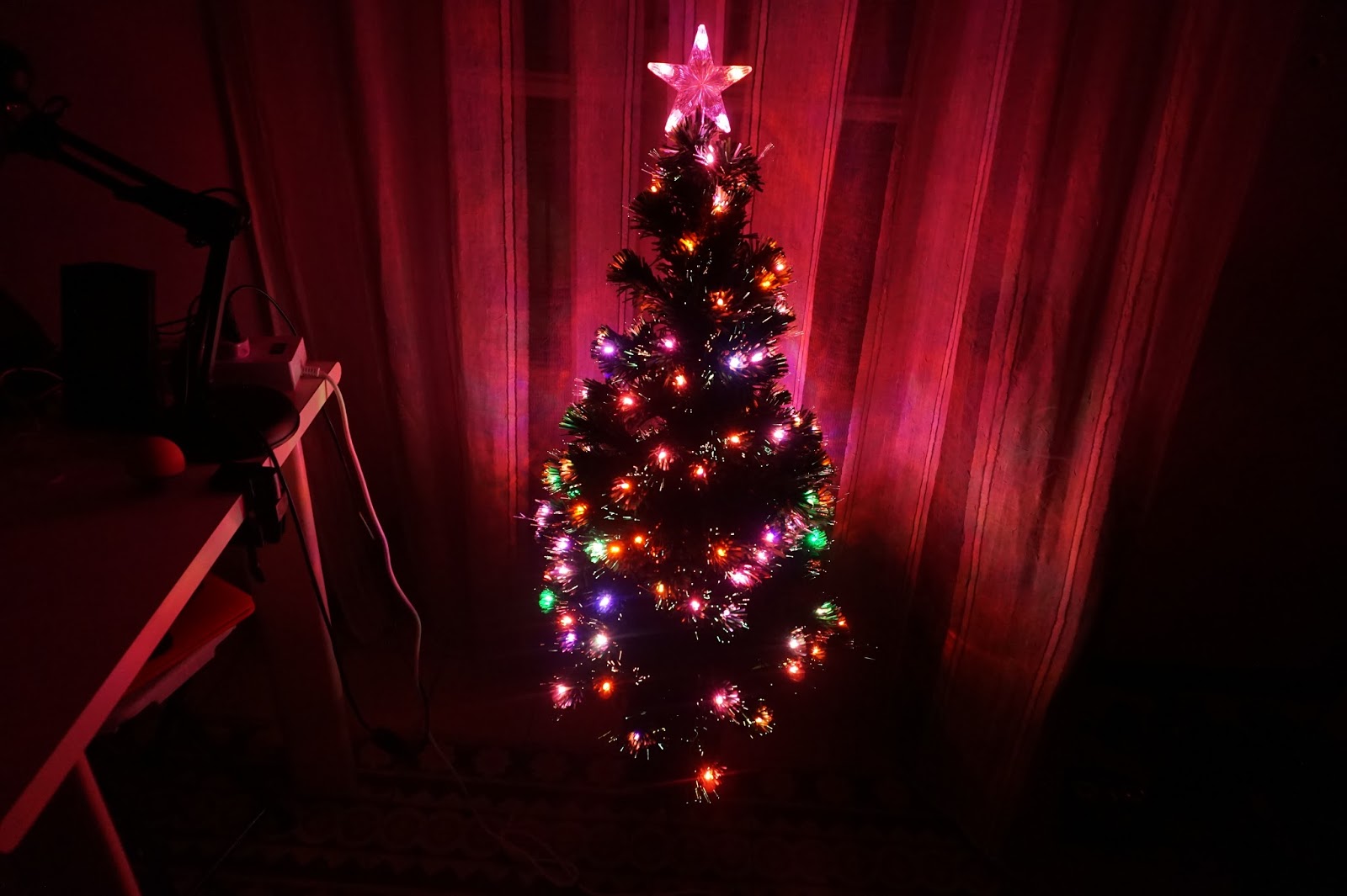 Albero di Natale Youseexmas con luci led e fibre ottiche