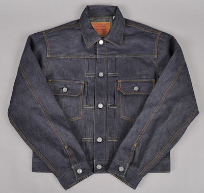 Levi's Vintage Clothing LVC - 1953 Blanket Lined Type II Jacket ~ Rivet ...