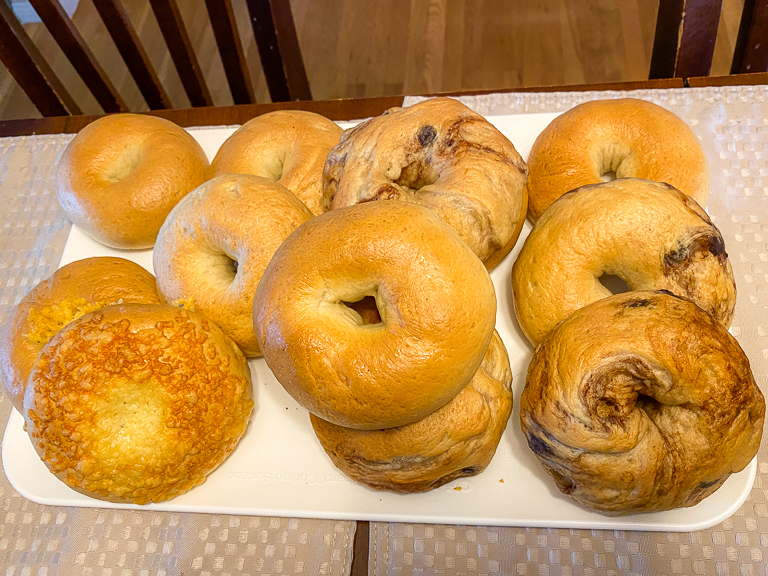 Tales of the Flowers Making Einstein Bros Bagels At Home!