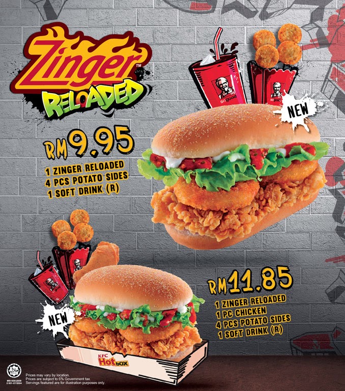 Kfc Perkenal Dua Perisa Baru Burger Zinger Zinger Spicy Bbq Zinger Cheezy Daily Makan