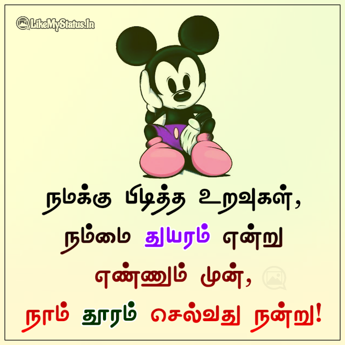 நம்மை துயரம் என்று எண்ணும் முன்