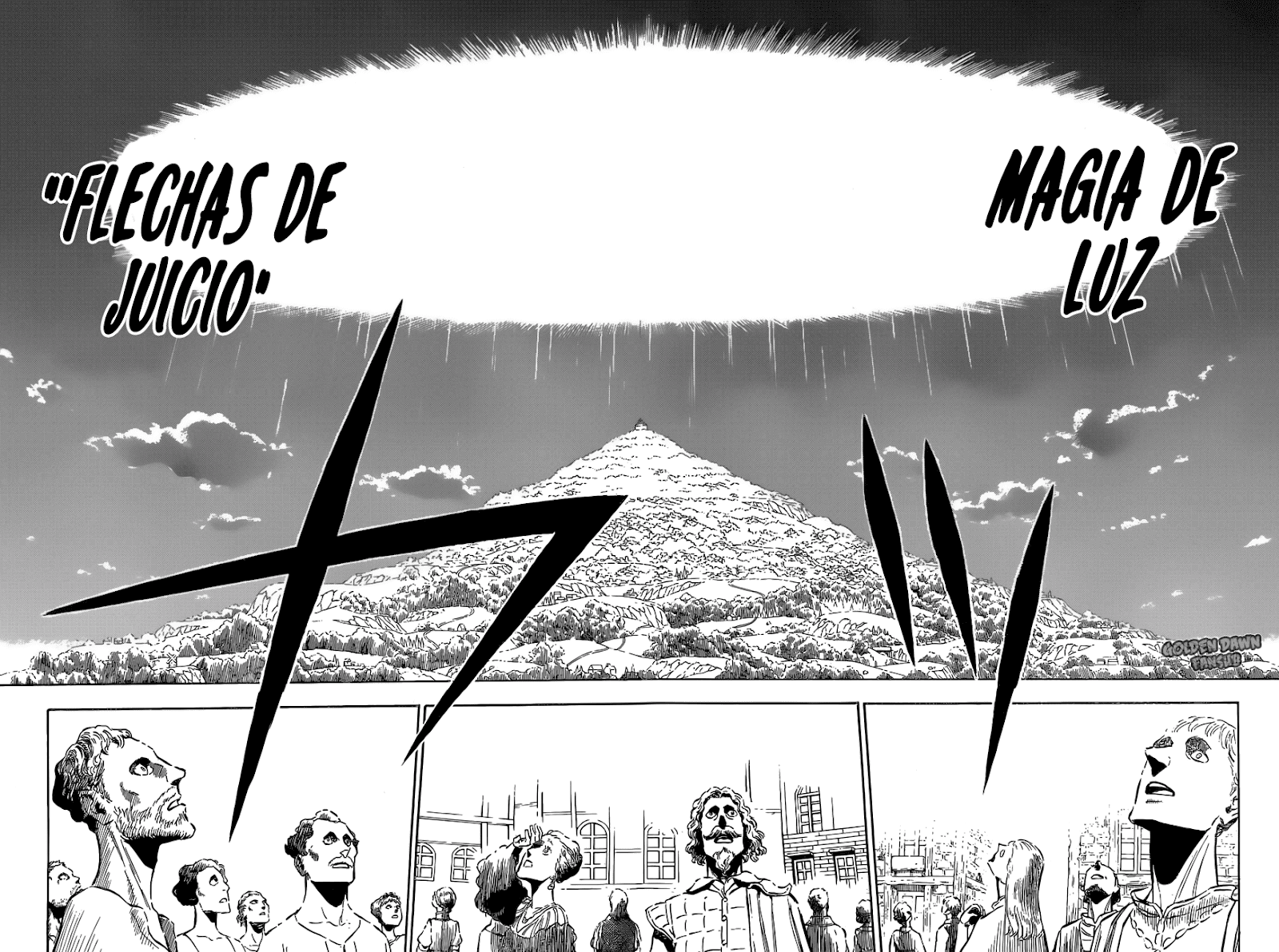 BLACK CLOVER CAP #145: "Julius Nova Chrono" | Golden Dawn scan
