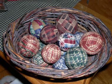 Wooden Fabric Balls