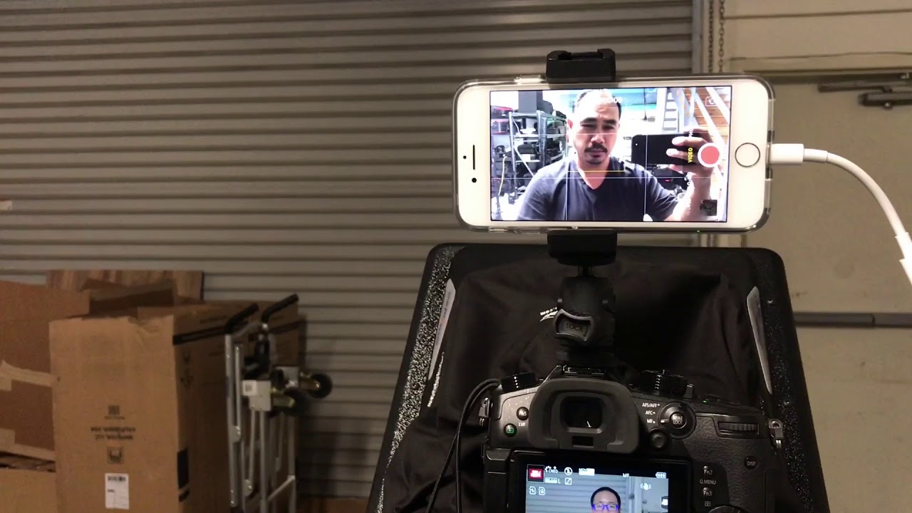 Simple tip Using Teleprompter and iPhone for Interviews Photography