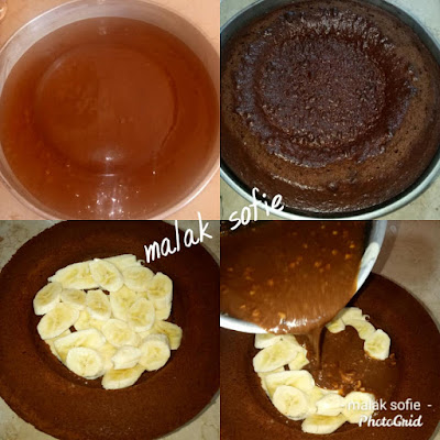 كيكة المول العجيب بالشكلاط و الموز