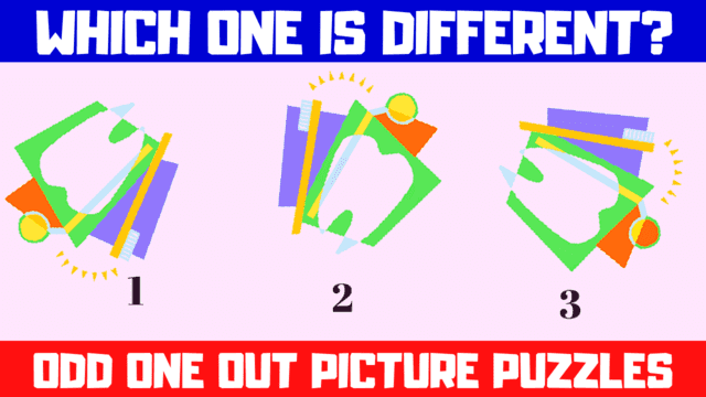 Odd One Out Picture Puzzles: Test Your Visual Skills