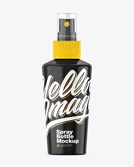 Download Glossy Spray Bottle Mockup Yellowimages Mockups