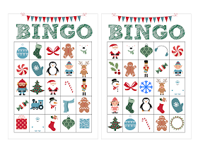 Bingo christmas card sheet games came printed per child copy each Blue Skies Ahead: Printable Christmas Bingo!