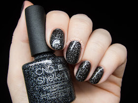 CND Shellac Dark Diamonds @chalkboardnails