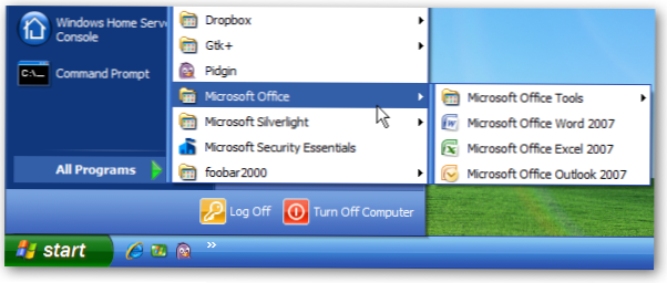 Membuka Microsoft Excel Melalui Start Menu Membuka Microsoft Excel Melalui Start Menu