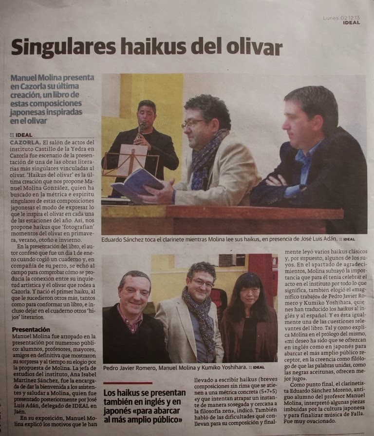 Presentación de libro en el IES