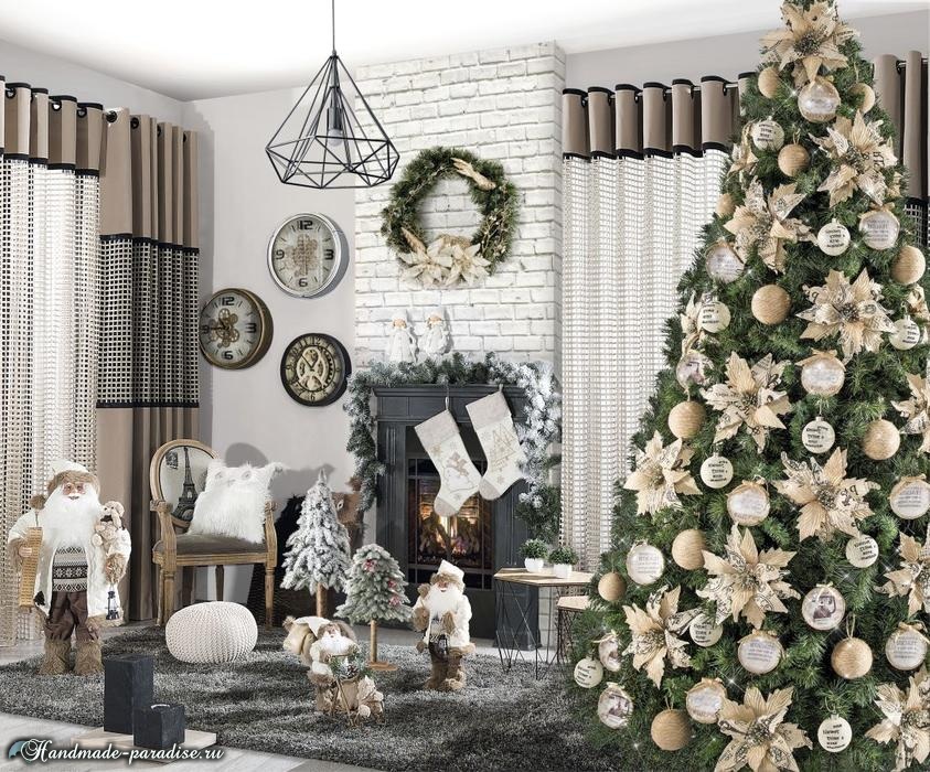 Красивый дизайн интерьера к Рождеству (4)