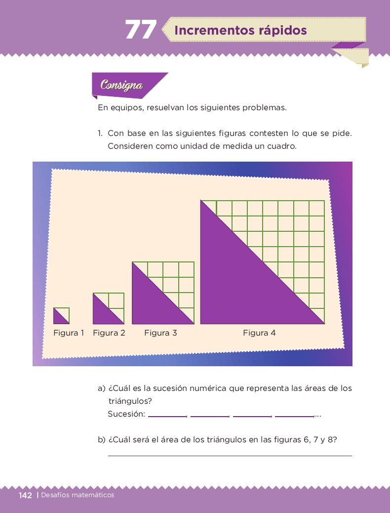 Incrementos rápidos - Desafíos matemáticos 6to Bloque 5to 2014-2015 