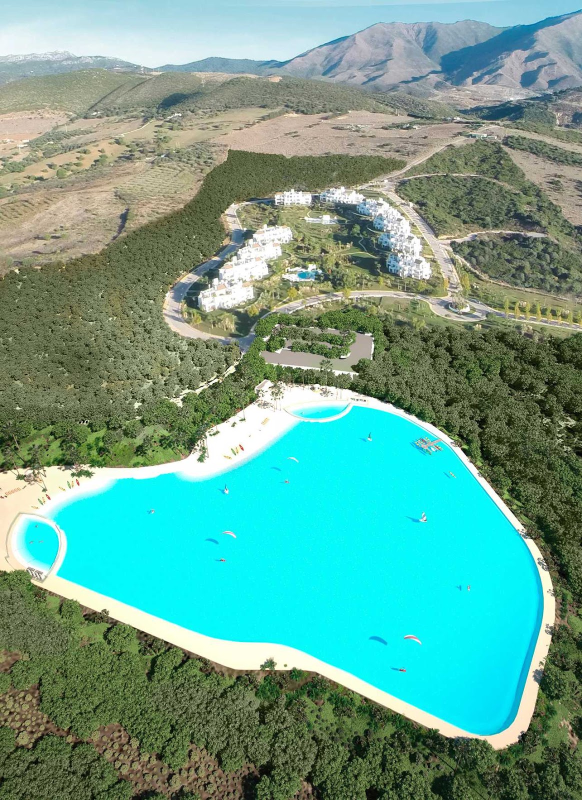 CASARES INFORMACION Hoy se presenta en Casares la urbanización Alcazaba Lagoon que cuenta con
