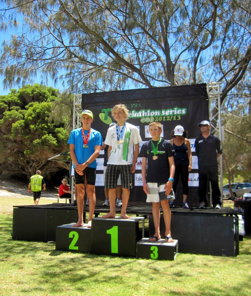Kurt Wesley Junior Triathlete Telstra Triathlon Series 2012/2013 Race