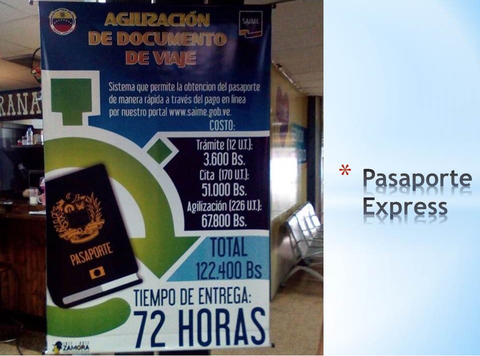 Pasaporte Express Venezuela
