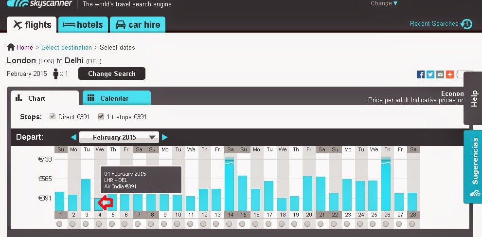 Resultado de imagen para skyscanner dias