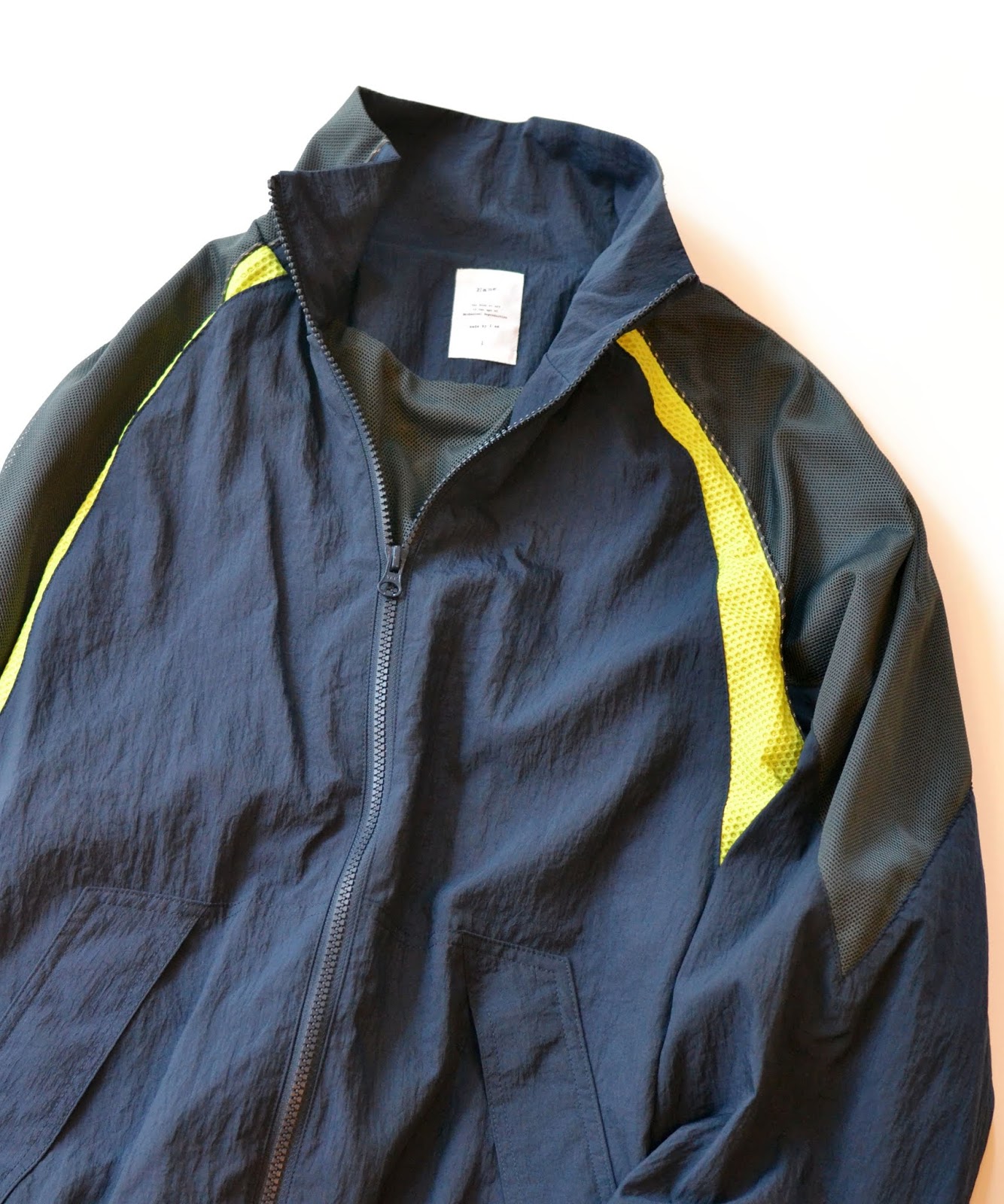 Name. / ネーム「NYLON TRACK JACKET」 - input staff blog