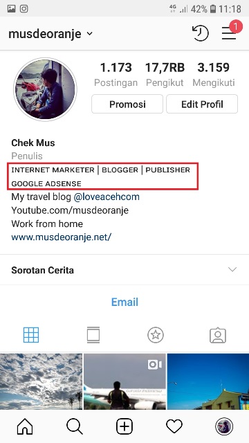 Cara Mengubah Font Di Bio Instagram Tanpa Aplikasi