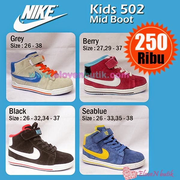 jual sepatu nike anak original