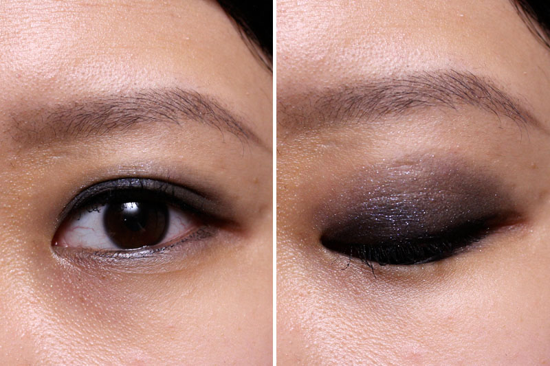 Messy Wands: Dior Twin Set Eyeshadow Duo in 090 Fishnet Black