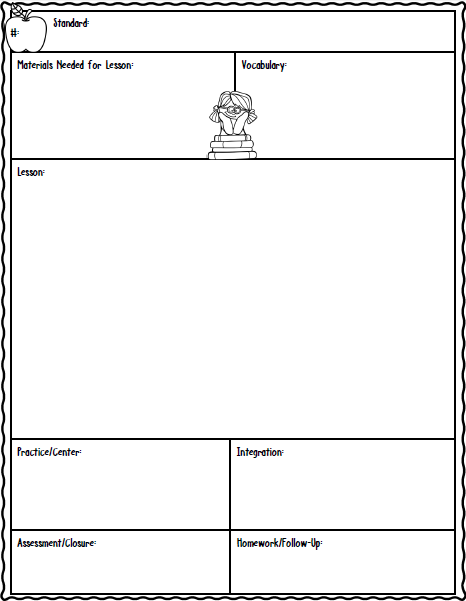 teachers take out free lesson plan sheet lesson planning sheet