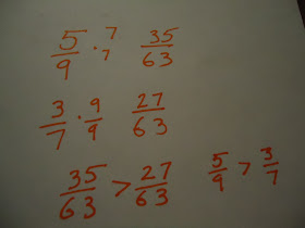 The Elementary Math Maniac: Comparing Fractions with Fourth and Fifth