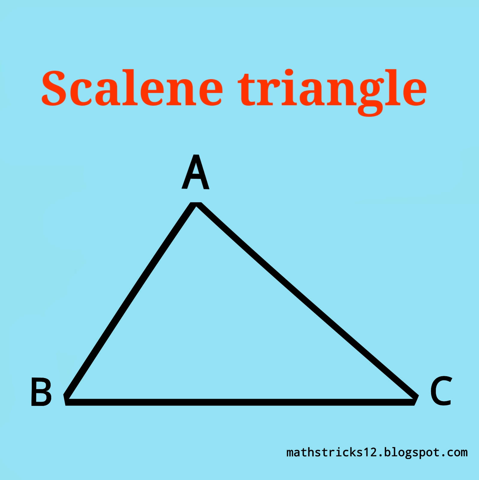 scalene isosceles triangle