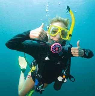 learning to dive in Thailand