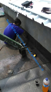 waterproofing pada dak atap beton