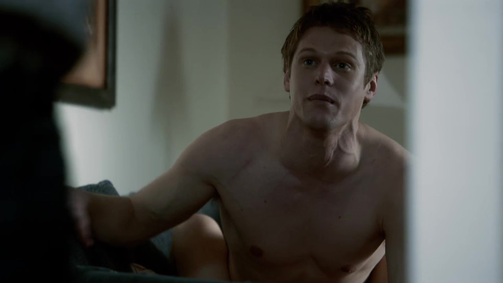 Zach Roerig shirtless in The Vampire Diaries 1-15 "A Few Good Men"...