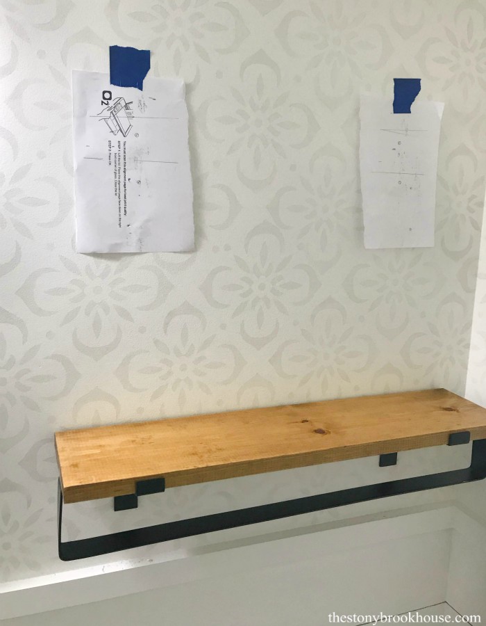 DIY Farmhouse Steel Shelf Brackets The Stonybrook House