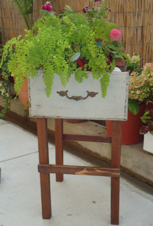 Repurposed Drawer Plant Stand - SOLD