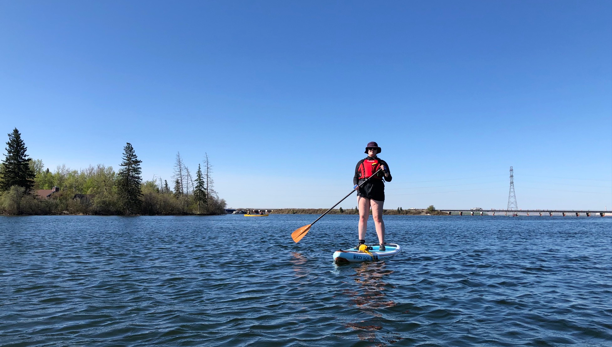 Canoeing Around Edmonton, Alberta, Canada Moonlight Bay, Wabamun Lake