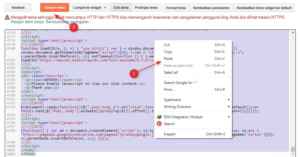 mengganti,template,blog,error