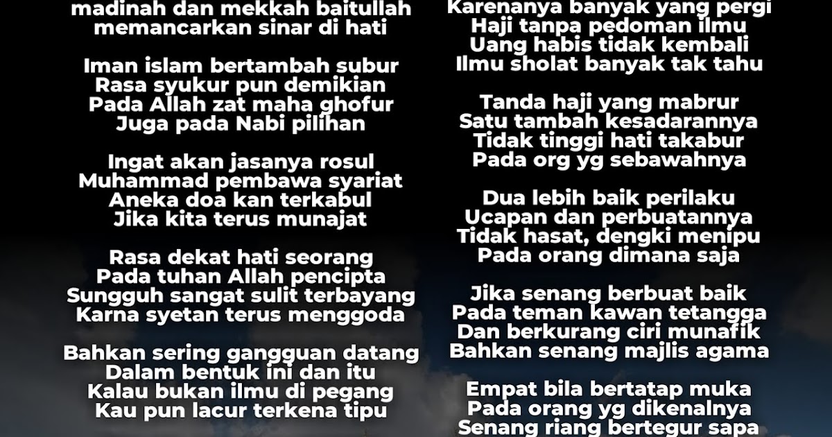 TEKS QASIDAH Pemuda MAJLIS NURUL MUSTHOFA