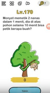 Monyet Memetik 2 Nanas Dalam 1 Menit Dia Di Atas Pohon Selama 10 Menit Bisa Petik Berapa Buah Brain Out Area Tekno