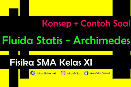 Konsep dan Contoh Soal Fluida Statis – Hukum Archimedes - Fisika SMA Kelas 11