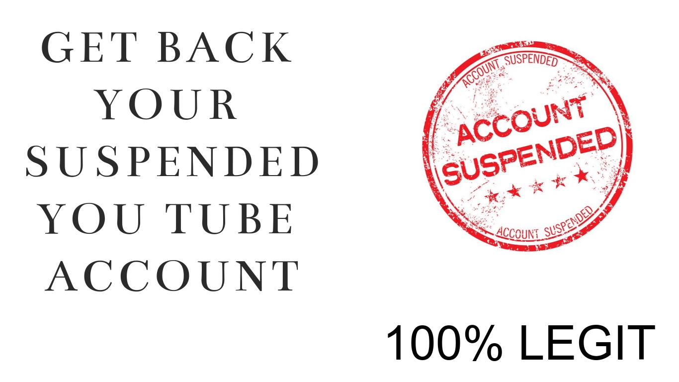 How To Get Back Terminated/ Suspended YouTube Channel within one day
