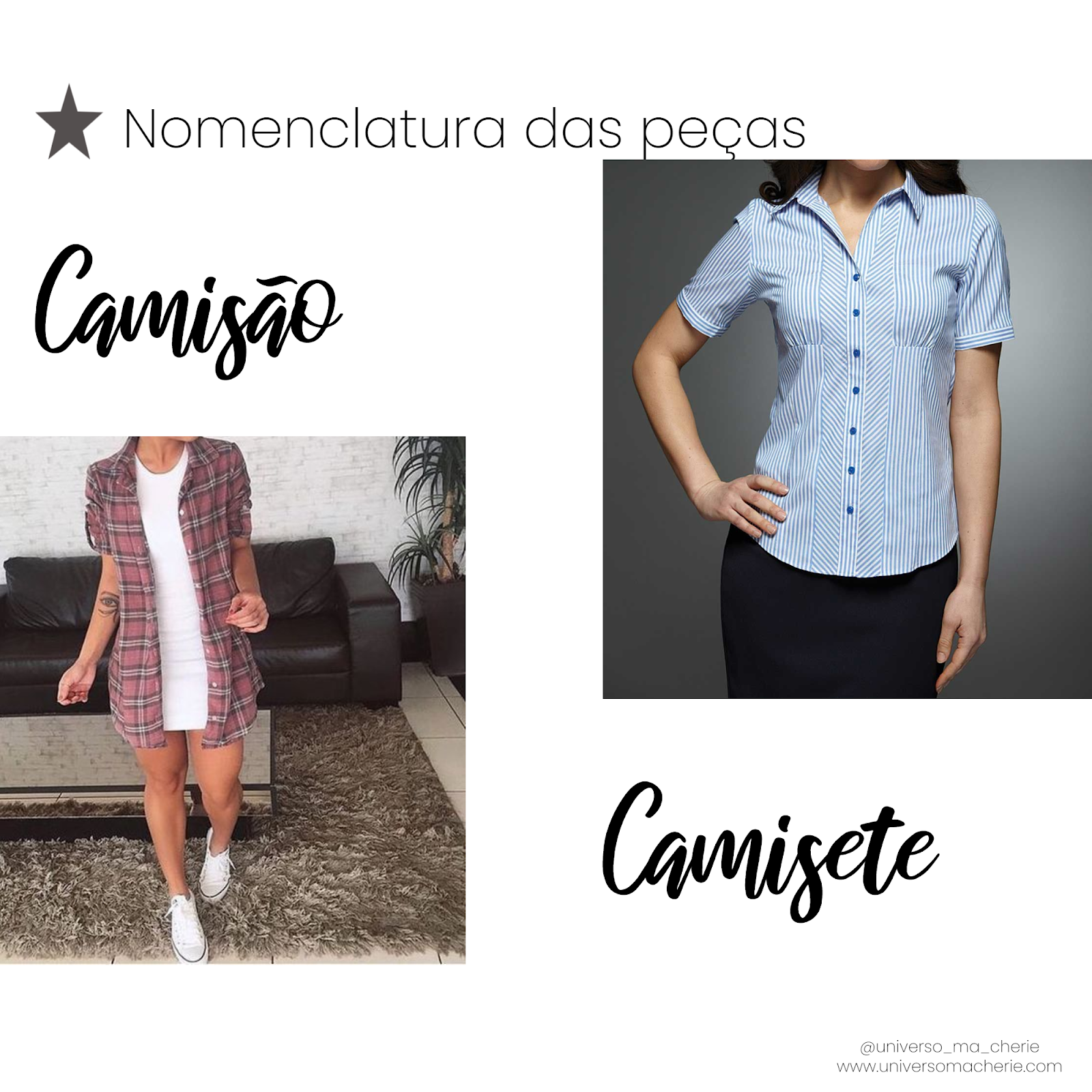 Universo Ma Chérie Camisa ou blusa?