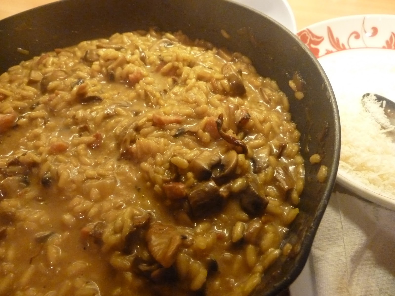 Cooking the Books with KellyJane Ina Garten's Wild Mushroom Risotto