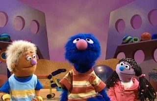 Grover says there are other types of exercise, such as dancing and swimming. Sesame Street Happy Healthy Monsters