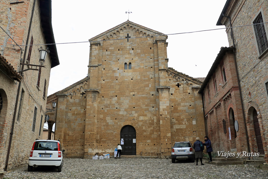 Colegiata de Santa María, Castell'Arquato, Piacenza, Italia