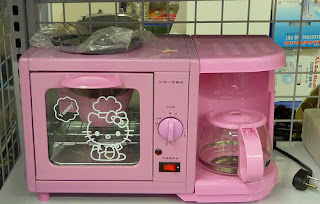 Hello Kitty kitchen oven and coffee maker