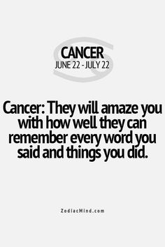 Mississippi's Blog : Cancer zodiac quotes