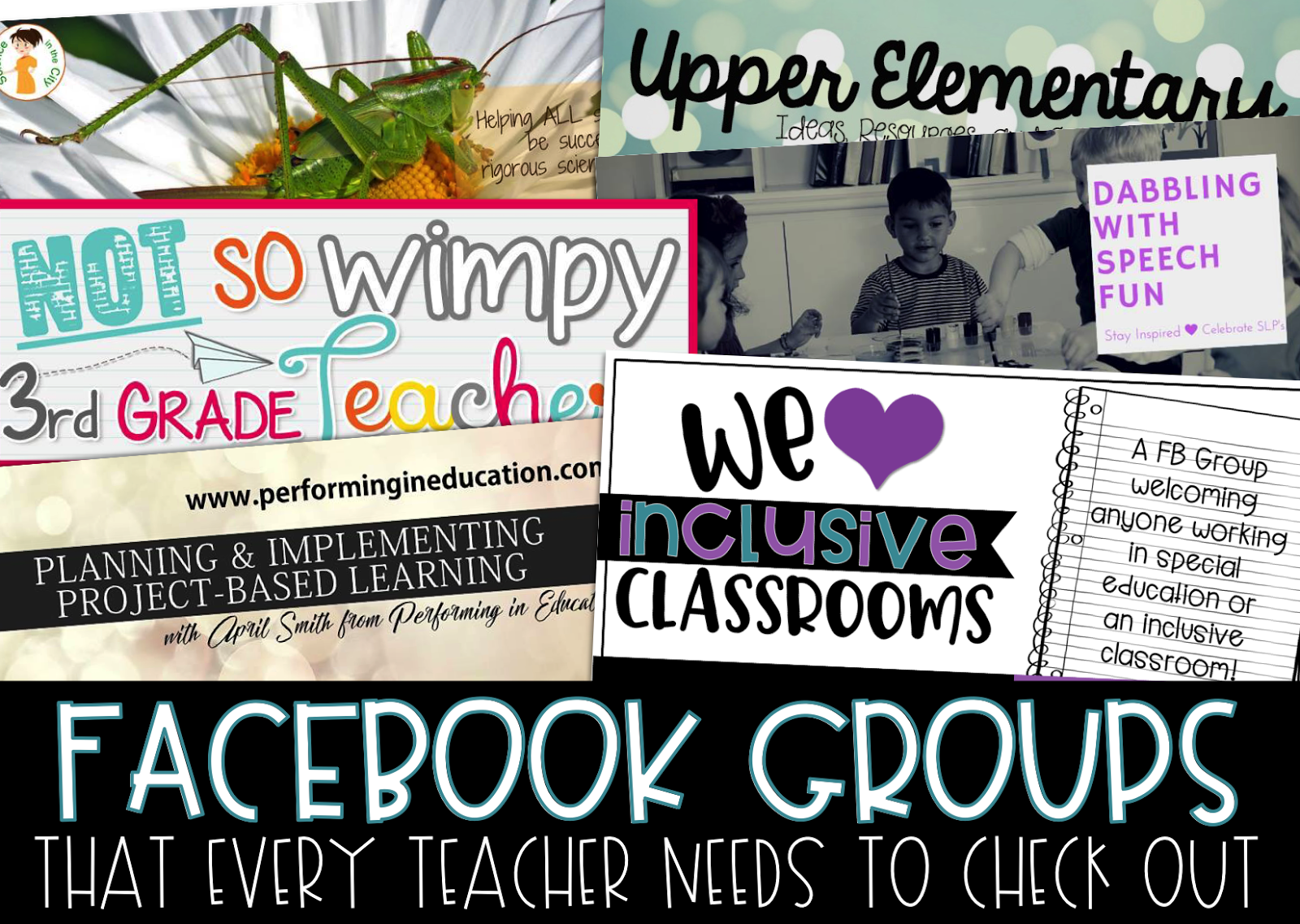 Seeing what other teachers are doing in their classrooms is quicker and simpler than ever. Thank goodness for Facebook. Instantly connect with thousands of teachers in your grade/learning level to share ideas, tips, and inspirations. This blog post lists off some of my favorite groups that cover a range of grades and activities, ensuring you can find your tribe of people to bounce ideas and questions off of. {facebook, ideas, teacher, freebie}