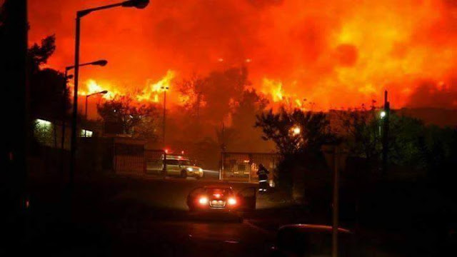 Astagfirullah, Ngeri! Kebakaran di Israel Seperti Api Neraka, Netizen: Ini Azab Dari Allah