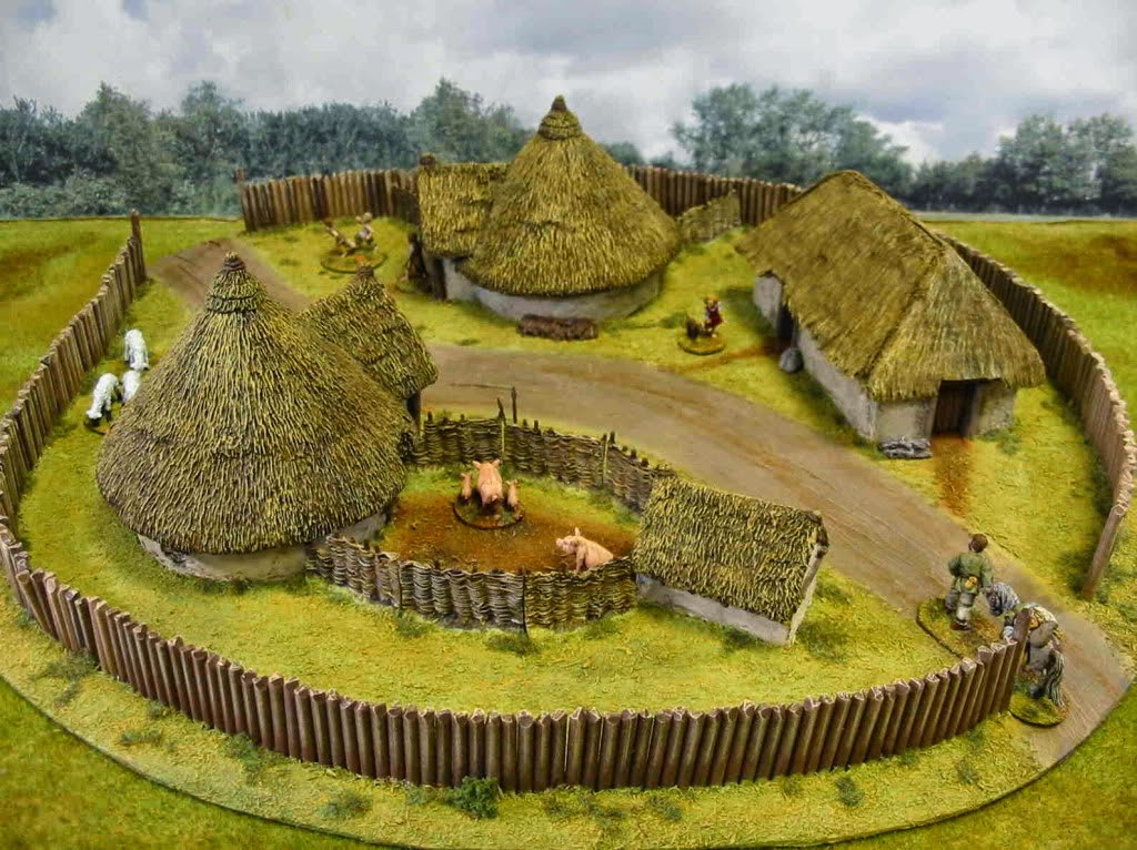 World of Garnia Typical Celtic Buildings