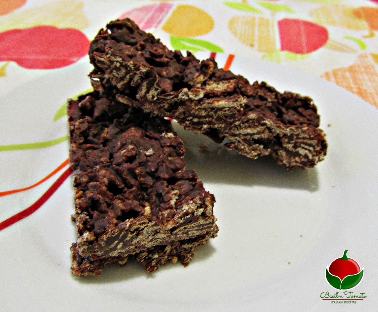 NoBake Chocolate Corn Flake Bars Basil'n'Tomato NoBake Chocolate