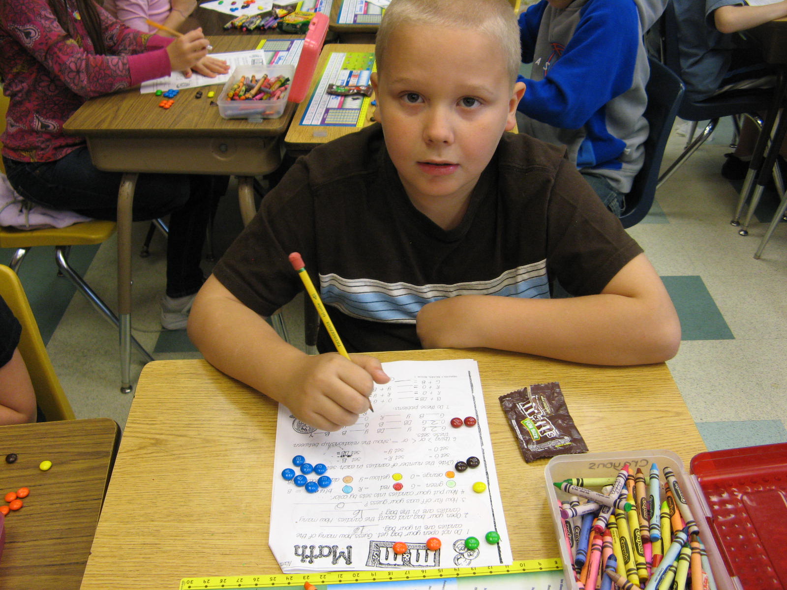 Mrs. Rathbone's Third Grade Class: M & M Math----Mmm, Mmm Good Lesson!!